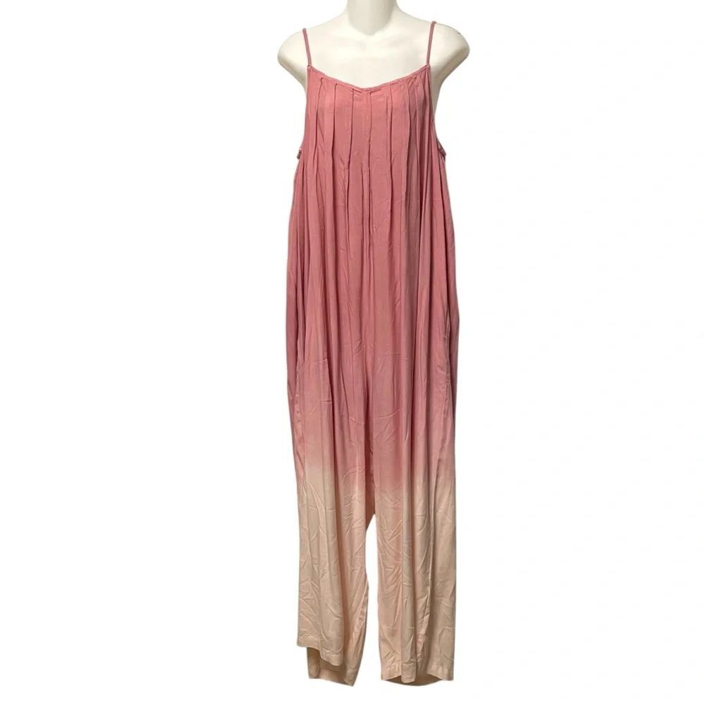 NWT WORLD MARKET Nomadic Dreamer Pink Ombre Jumpsuit L/XL